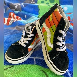 Vans, zip up, citrus colors